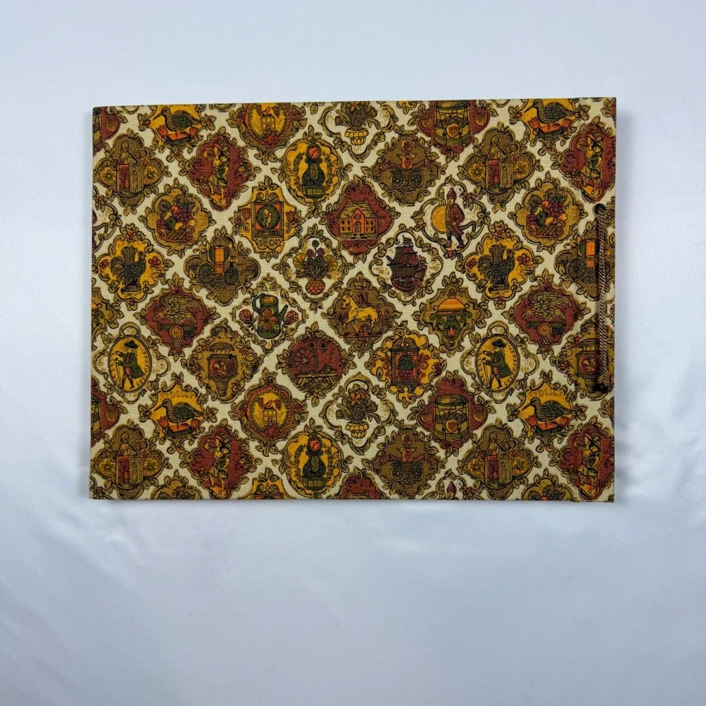 Decorative Fabric‎ Covered Scrapbook Photo Album Blank Pages